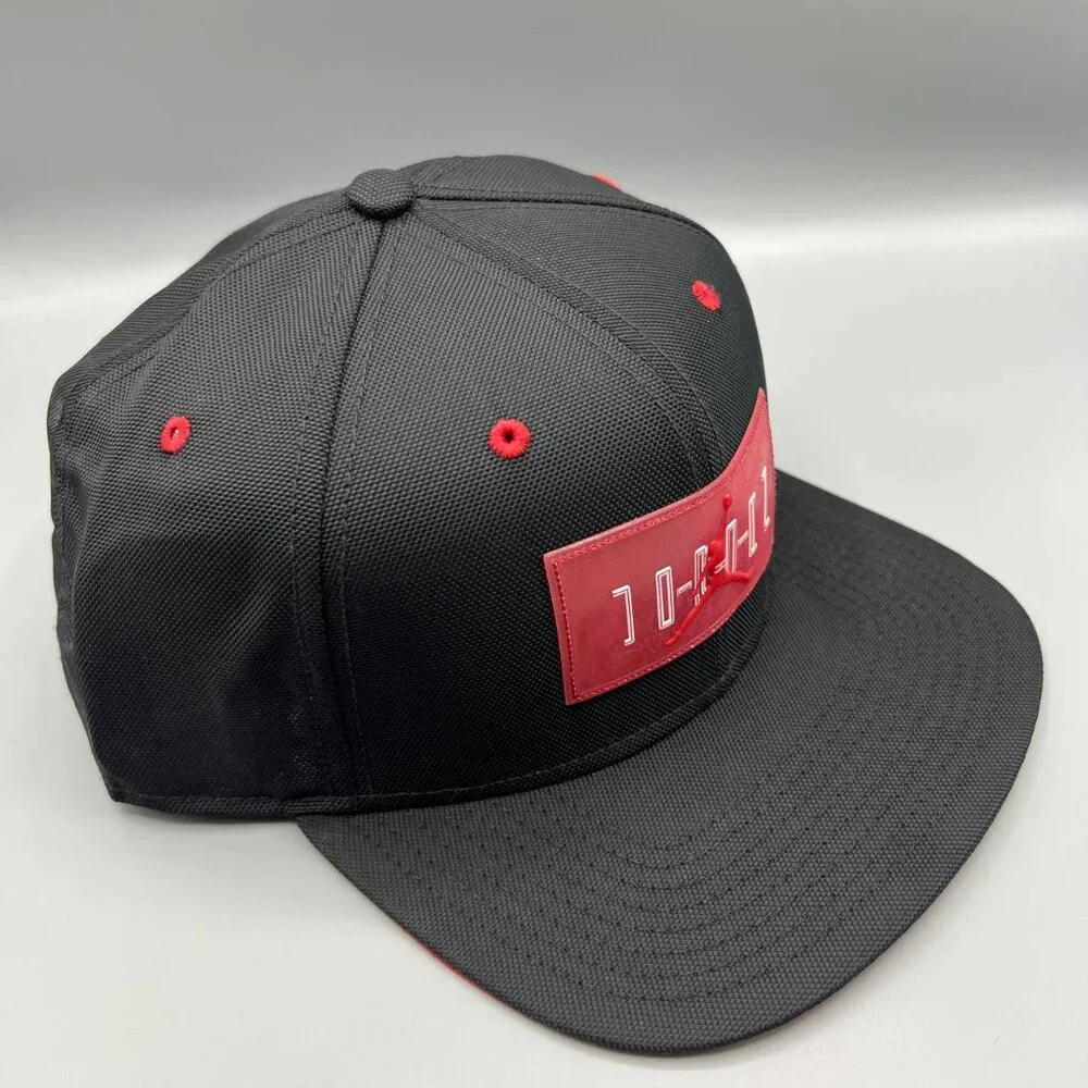 Air Jordan 11‎ Hat Men Black Red Jumpman Bred Snap Back Cap